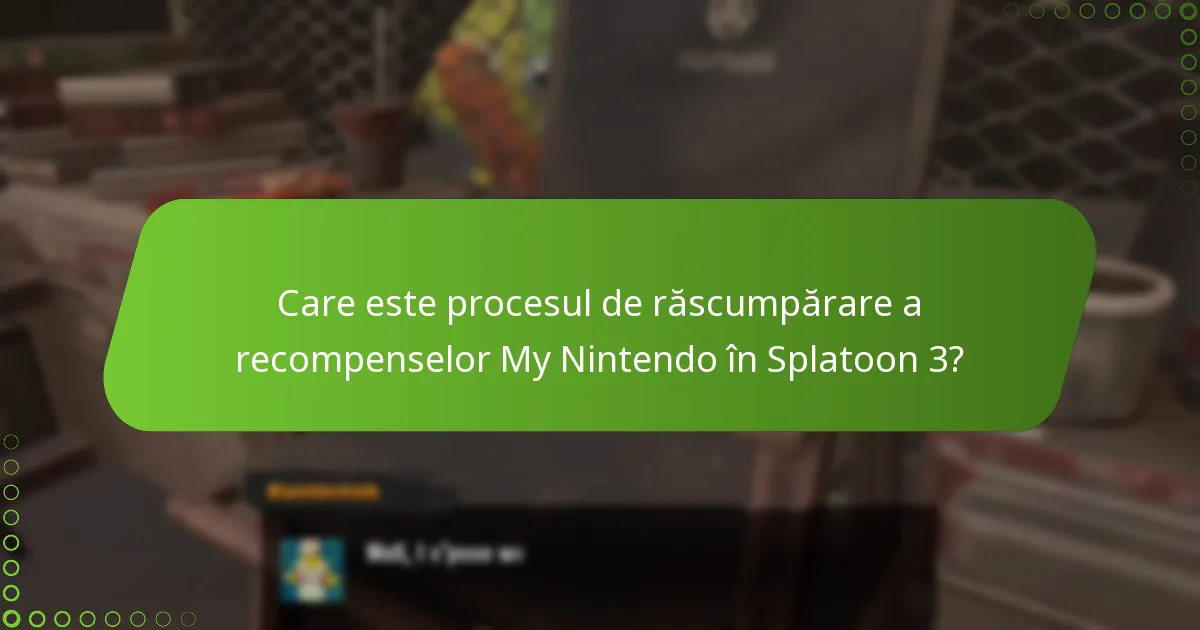 Cum pot câștiga puncte pentru recompensele My Nintendo în Splatoon 3?