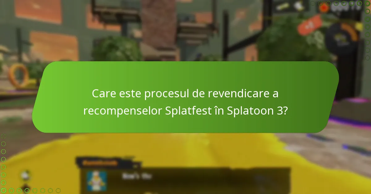 Cine este eligibil pentru recompensele Splatfest în Splatoon 3?