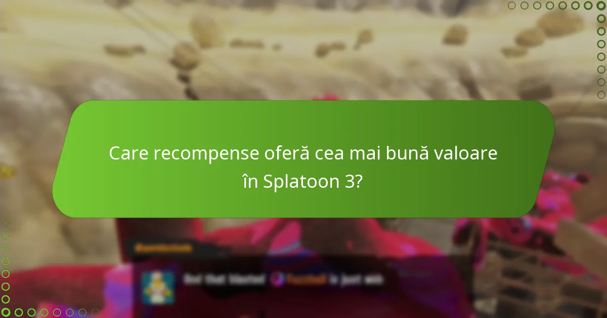 Cum pot răscumpăra recompense în Splatoon 3?