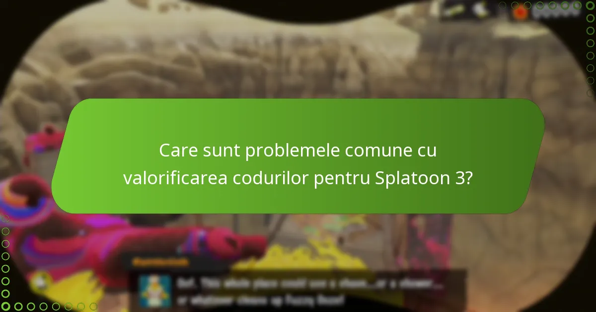 Cum pot rezolva erorile de valorificare a codurilor pentru Splatoon 3?