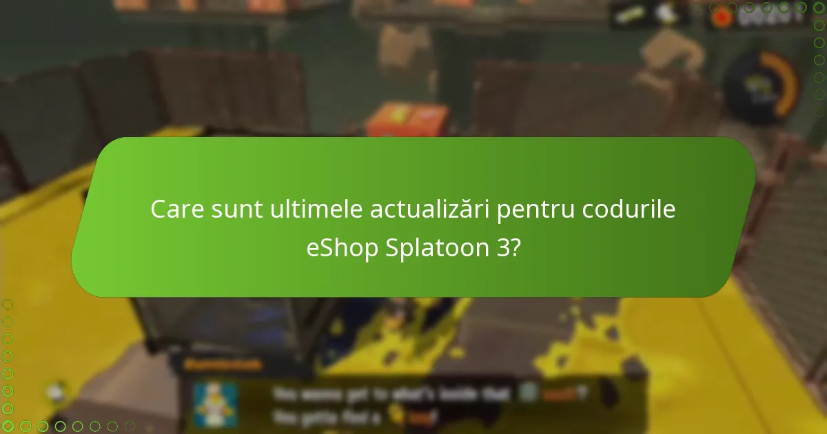 Ce caracteristici noi îmbunătățesc gameplay-ul în Splatoon 3?