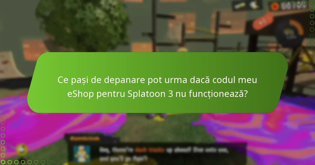 De unde pot cumpăra coduri eShop pentru Splatoon 3?