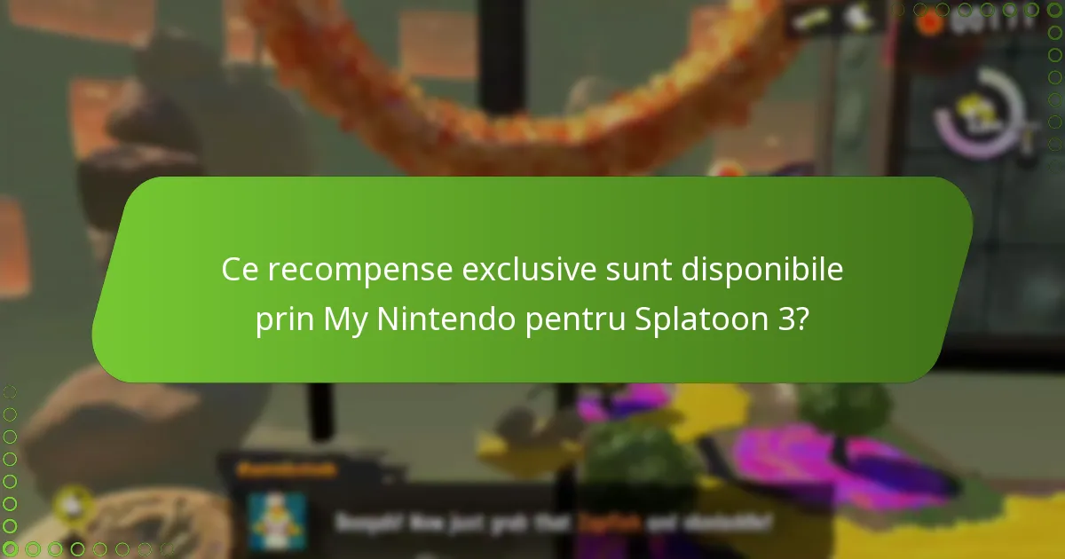 Cum se compară recompensele My Nintendo din Splatoon 3 cu recompensele anterioare?