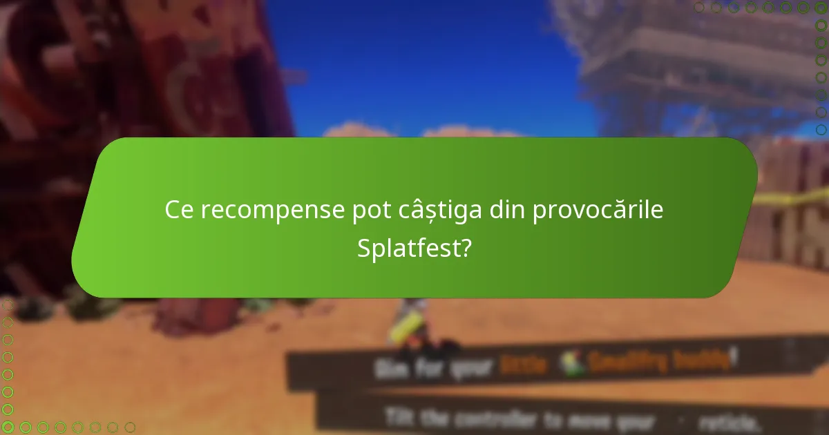 Cum pot completa eficient provocările Splatfest?