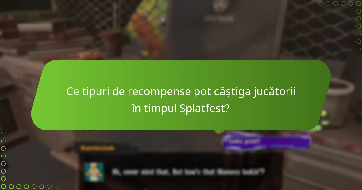 Cum se compară recompensele Splatfest cu evenimentele anterioare?