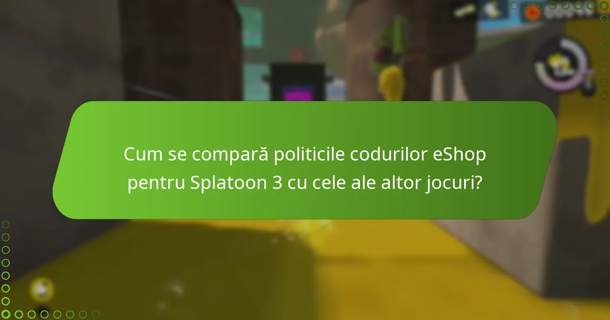 Unde puteți cumpăra coduri eShop pentru Splatoon 3?